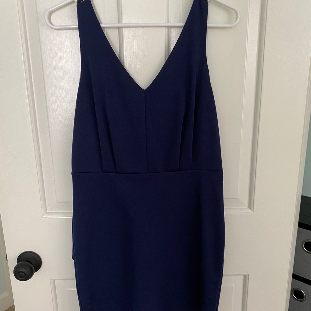 BCBG Generation navy blue mini dress